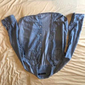 Jean button up